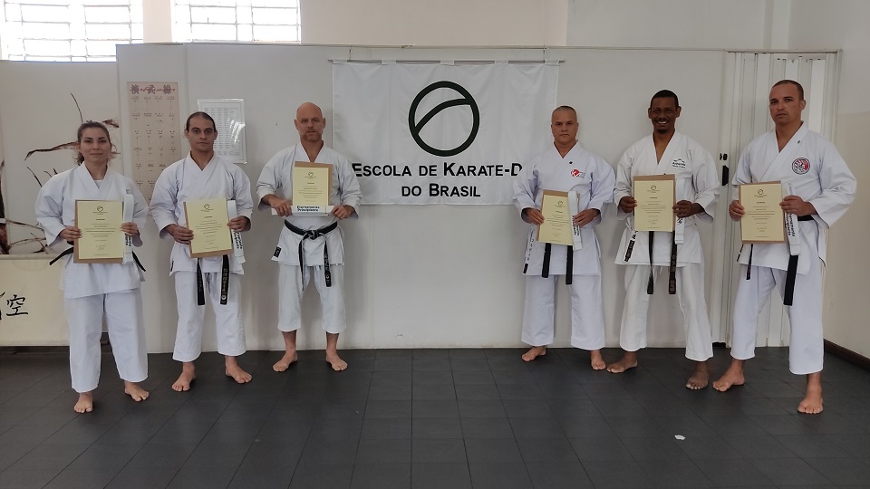 Cerimônia de Certificação do 6º e 7º Curso de Formação de Instrutores de Karate-Do Nível 1